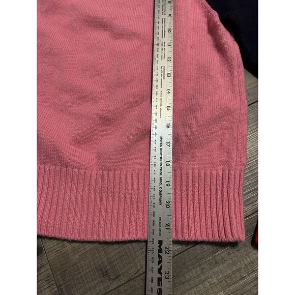 Boden Flora Sweater Wool Cashmere Blend Color Block Preppy Academia Comfy Cozy M - Picture 9 of 9